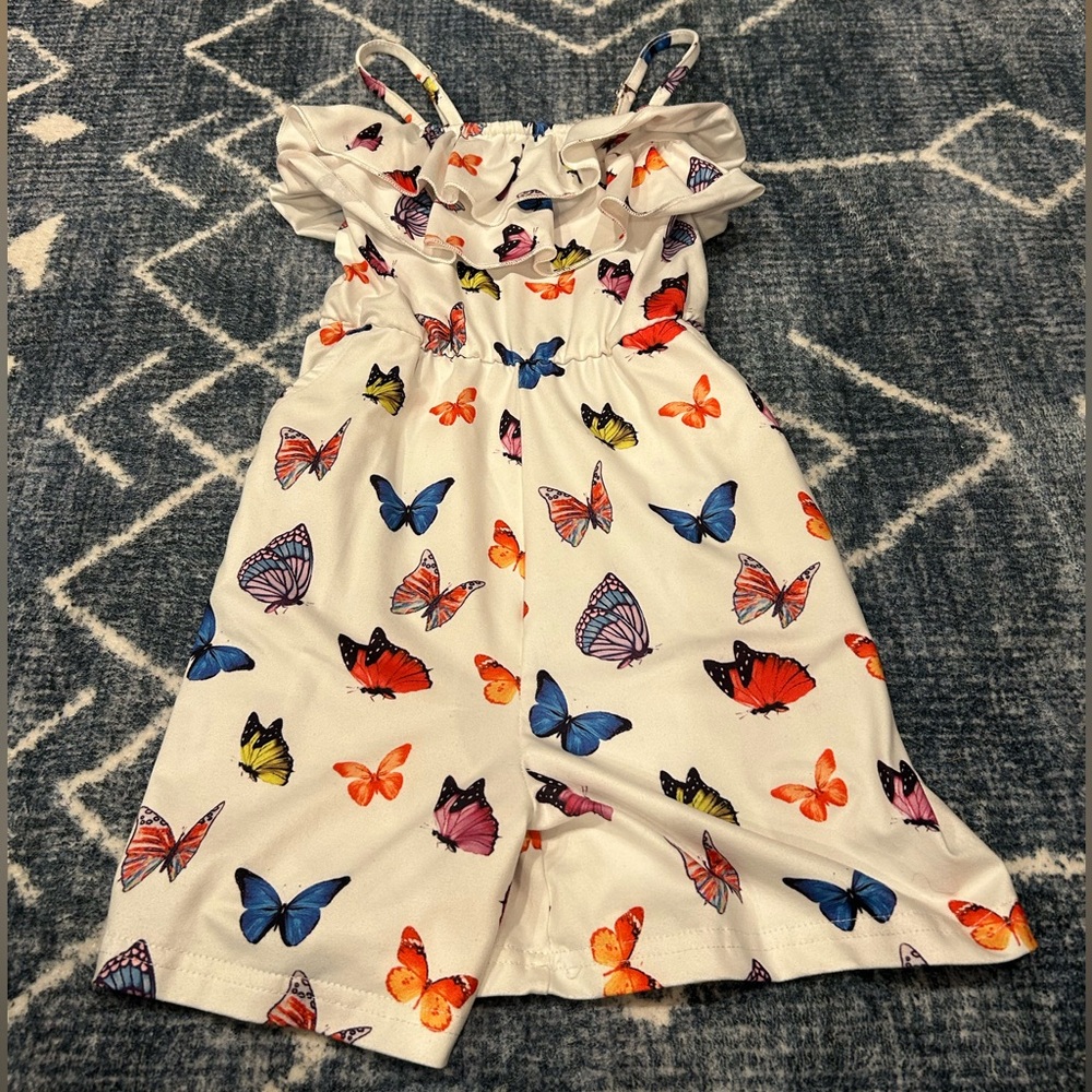 KIDS BUTTERFLY ROMPER - Picture 2 of 6